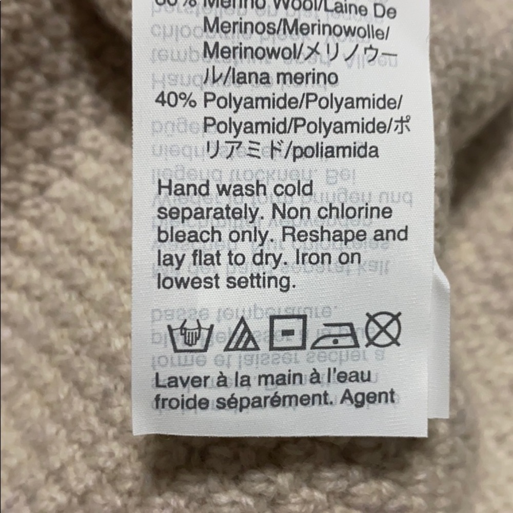 MADEWELL Patchwork Cable Knit Tunic Sweater - Picture 9 of 10